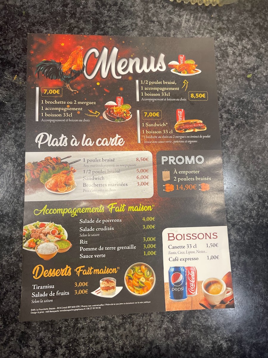 Menu La Fourchette Braisée-2